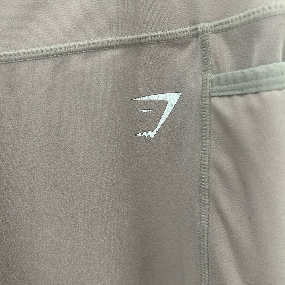 Gymshark Leggings Size Large Taupe Dreamy High Rise Full Length Stretch - Picture 2 of 5